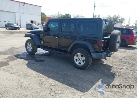 2020 Jeep Wrangler Unlimited Sport S 4X4 из США, поврежденный, VIN 1C4HJXDN7LW114013